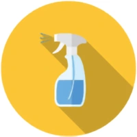 Illustration of a spray bottle